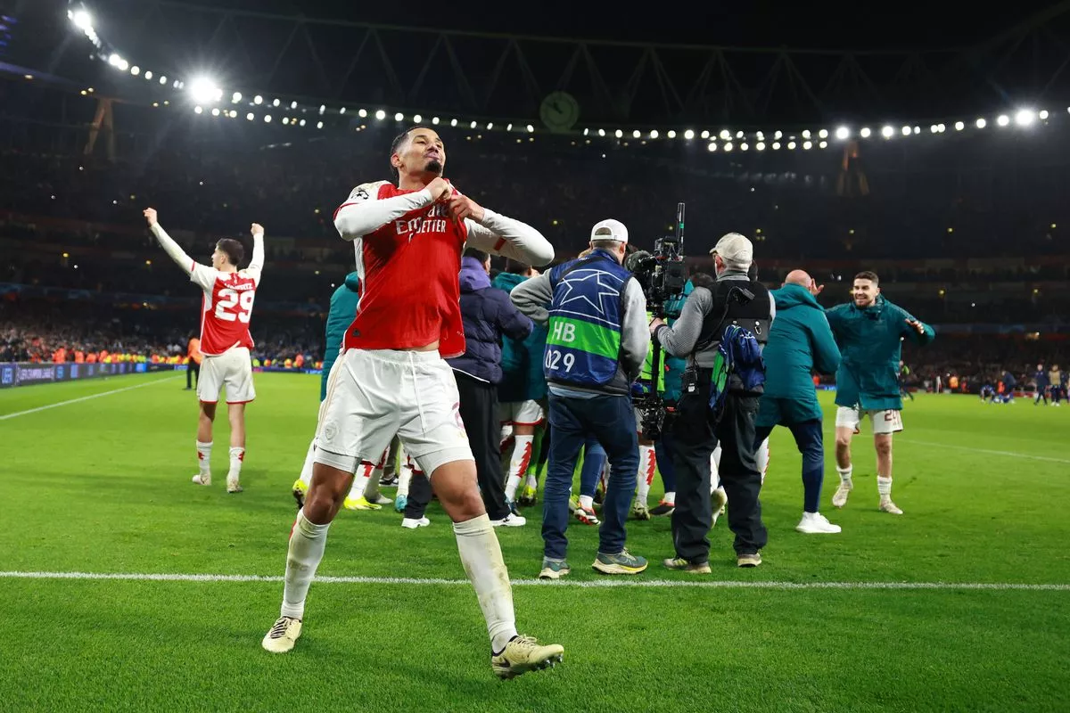 William Saliba's reaction speaks volumes after Arsenal end 14-year Champions League misery