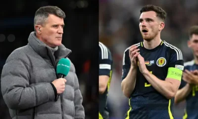 'It's rubbish' - Roy Keane slams Andy Robertson's post-match interview after Scotland's heavy defeat to Germany