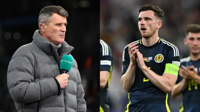 'It's rubbish' - Roy Keane slams Andy Robertson's post-match interview after Scotland's heavy defeat to Germany