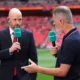 Erik ten Hag (left) has outlined why Joshua Zirkzee isn't starting.